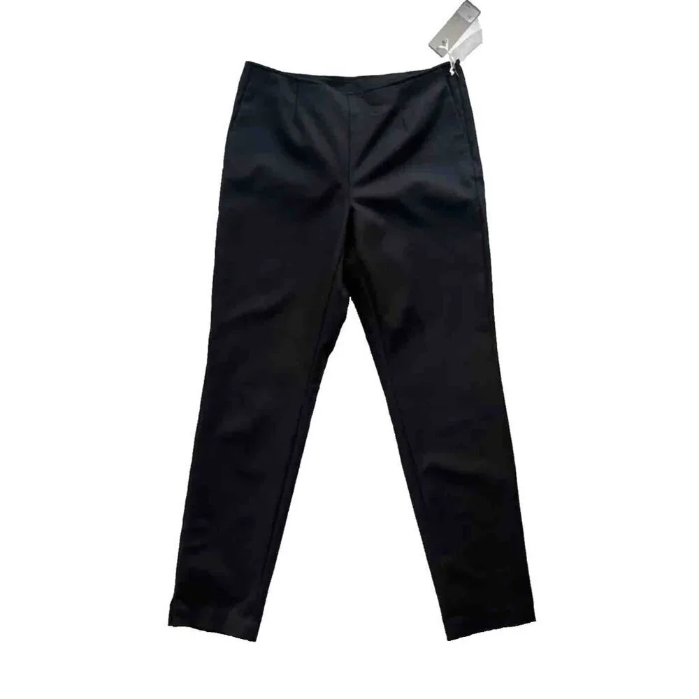 Emerson Rose Women's Black Knit Twill Woven Ankle Slim Pants Trousers Size 4 - Picture 7 of 14